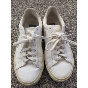 Veja Esplar Leather Sneakers Womens Size 7 White